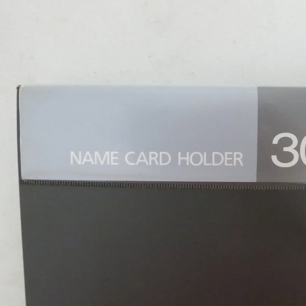NEW 300 BUSINESS CARD RINGED BINDER CARD HOLDER SLEEVES KOKUYO JAPAN